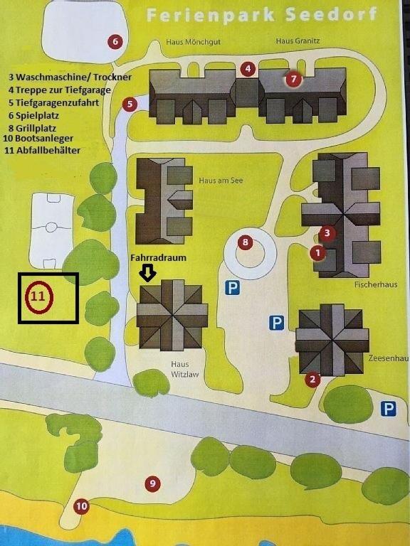 Ferienwohnung Granitzblick 3 mit Wintergarten und Seeblick Seedorf  Exterior foto